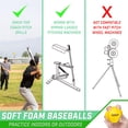 thumbnail image 2 of Paquete de 12 unidades de béisbol GoSports de Foam Training, tamaño reglamentario, 2 of 6