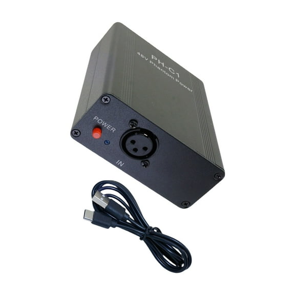 Rechargeable 48V Power Supply Metal Power For Microphones