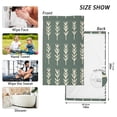 thumbnail image 6 of Yayeee 100% Cotton Hand Towels for Bathroom 16" x 28" Soft Absorbent Kitchen Towel, Dark Green Leaves, 6 of 7