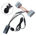 thumbnail image 2 of Compatible AUX 5.0 Adapter+Microphone Cable Set For Volvo For C30 For C70, 2 of 7
