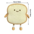 thumbnail image 3 of Toy Cute Emotions Bread Pillow Cartoon Doll Cushion for Bed Sleep Sofa, 3 of 6
