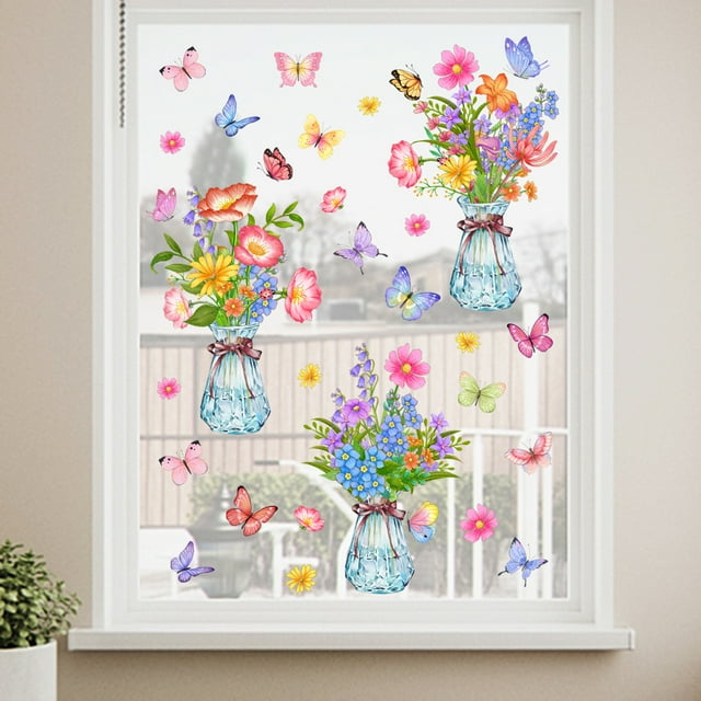 Calcomanía para ventana personalizada, diseño DJ4051 (20 x 30 cm, 3 hojas)