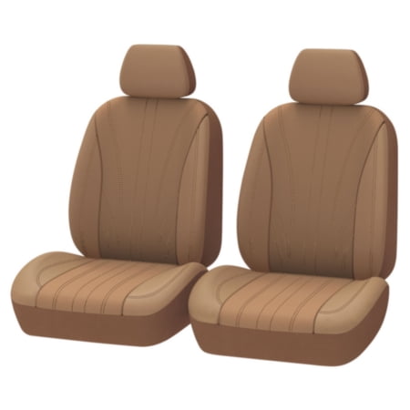 Autocraft Car Suv Seat Cover Tan Faux Leather Luxury Universal 2pk Low Back Easy Fit Embroidery Com - Tan Faux Leather Car Seat Covers Autocraft Car Suv Seat Cover Tan Faux Leather Luxury Universal 2pk Low Back Easy Fit Embroidery Com - Tan Faux Leather Car Seat Covers