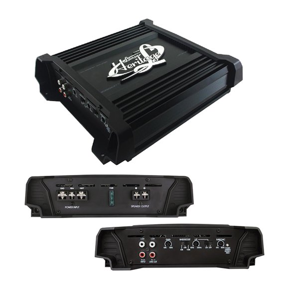 Lanzar Heritage Series 2000 Watt Max Monoblock Car Audio Amplifier | HTG137