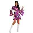 thumbnail image 3 of Adult Groovy Flower Power Costume, 3 of 7