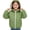 Blackish Green, variant on EnJoCho Boys Girls Rain Jacket Kids Zip Up Hooded Windbreaker Waterproof Outerwear Raincoats Fall Winter Outdoor Coat Ponchos Trench Coat Raincoat