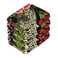 thumbnail image 4 of BZSMCE Towel Cotton Face Towel Soft Hand Towels Fashion The Colorful Confident Leopard Pattern, 4 of 9