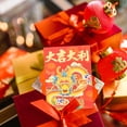 thumbnail image 2 of 30 Pcs Enveloppes Rouges Traditionnelles pour l'Année Lunaire Chinoise Porte-Argent Porte-Bonheur (Style Mixte), 2 of 8