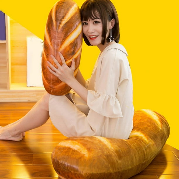 3d simulation bread shape pillow