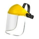 thumbnail image 1 of Máscara de protección práctica ajustable de máscara de soldadura para de minería de soldadores Parte superior amarilla, 1 of 8