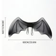 thumbnail image 3 of Dvkptbk Halloween Decorations Gifts 2PC Back Wing for Kids Parent-child Back Wing Backpack Parties Like Halloween Decorations Halloween Party Show Props Mesh Elastic Strap, 3 of 3