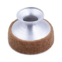 Masteelf 1Set Soprano Saxophone Mute for Music Practice Hard Aluminum Brown