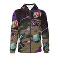 thumbnail image 7 of Pig Invader Zim Teen Sweatshirts Hoodies Youth Hooded Hoody Fashion Zipper Coat For Boys And Girls, 7 of 7
