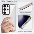 thumbnail image 5 of Mantto Slim Crystal Clear Case for Samsung Galaxy S24 Ultra, Anti-yellowing Transparent Shockproof Lightweight Support Wireless Charging Ultra-Thin Phone Case for Samsung Galaxy S24 Ultra,Clear, 5 of 8