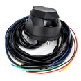 thumbnail image 1 of 2X New 7 Pin Trailer Socket Cable 1.5M Wire for Car Trailer Wiring Connector Parts, 1 of 7