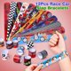 thumbnail image 4 of Set de regalos de fiesta KELENO, 98 unidades, suministros de cumpleaños para coches de carreras, 4 of 7