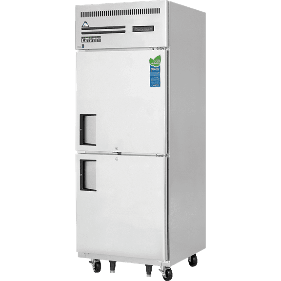 Everest Refrigeration ESFH2 Reach-in Freezer 2 Solid Half Doors, 115v, NSF - 22 cu. ft.