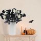 thumbnail image 1 of Wmhsylg Flores artificiales Laelfe 12 piezas de rosas artificiales de seda de tallo largo para decoración del hogar, boda, baño, cocina (negro + blanco), 1 of 7