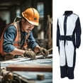thumbnail image 1 of Spray Paint Protective Suit, Safe Coverall Painter Painting Suit Exquisite Canvas  for Working, 1 of 7