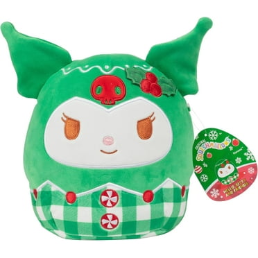 Squishmallows Original 8-Inch Kuromi - Official Jazwares Hello Kitty Plush - Collectible Soft & Squishy Sanrio Stuffed Animal Toy - Add to Your Squad - Gift for Kids, Girls & Boys