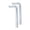 Blue White, variant on 2pcs Hex Key Wrench 10mm L-Shape Hexagon Metric Wrenches Chrome Vanadium Steel Repairing Tool for Home Repair, Black