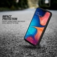 thumbnail image 3 of WIRESTER Shockproof Soft Rubber Cover Case for Samsung Galaxy A20 / A30 6.4" 2019, Purple Nebula Galaxy, 3 of 5