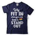 thumbnail image 3 of Why Fit In When You Were Born To Stand Out Shirt LGBT Flag Shirt LGBT Inspirational Shirt LGBTQ Gift, 3 of 6