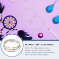 thumbnail image 4 of MasteelfCA Vosarea 10 Pcs Simple Dreamcatcher Round Metal Ring Plating Ring Hand-made Craft Accessory for Woman Girl (10cm), 4 of 8