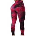 thumbnail image 5 of Babysbule Women High Waist Yoga Pants Sport Trousers Women Ribbed Crop Tank High Waist Shorts Yoga Outfits Sets Pans Casual Tie Bubble, 5 of 7