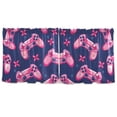 thumbnail image 6 of Ryvnso Pink Handle Curtains Sets Short Curtain Rod Pocket Half Window Cafe Farmhouse Tier 2 Panels 57"W x 36"L, 6 of 7
