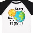 thumbnail image 4 of Inktastic Earth Day Peace Love Earth Boys or Girls Toddler T-Shirt, 4 of 5