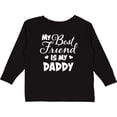 thumbnail image 3 of Inktastic My Best Friend is My Daddy with Hearts Boys or Girls Long Sleeve Toddler T-Shirt, 3 of 5