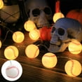 thumbnail image 4 of LED String Lights Ball Shaped Soccer Theme Birthday Party Decor For Boys 1.5 Meter 10 Light Strand With Battery Powered Box Design, 4 of 6