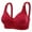 #06 Red 【Mix, Match & Rotate: Stock Up on Your Favorite Colors】, variant on Women's Solid Color Embroidery Bra, Comfortable Daily Bra Wireless, No Underwire Breathable Bras for Women, Thin Lightweight Smoothing Support | TruBelle,Beige 40/90
