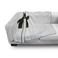 thumbnail image 3 of Cartoon Soft Flannel Fleece Blanket, Arctic Animals Theme Penguin on an Ice Block Needs Help Illustration, Cozy Plush for Indoor and Outdoor Use, 50" x 60", Black White and Sky Blue, by Ambesonne, 3 of 6