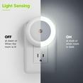 thumbnail image 3 of FERSWE Night Lights Plug into Wall, Night Light, Dusk to Dawn Sensor, White Led Night Light 0.5W, 2 Pack Nightlight for Adults, Bedroom, Bathroom, Hallway, Kitchen, 3 of 7