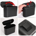 thumbnail image 5 of Bote de basura para automóvil con tapa, mini bote de basura para automóvil Tipo colgante Bote de basura para automóvil colgante portátil Bote de basura automotriz impermeable Contenedor de basura, 5 of 5