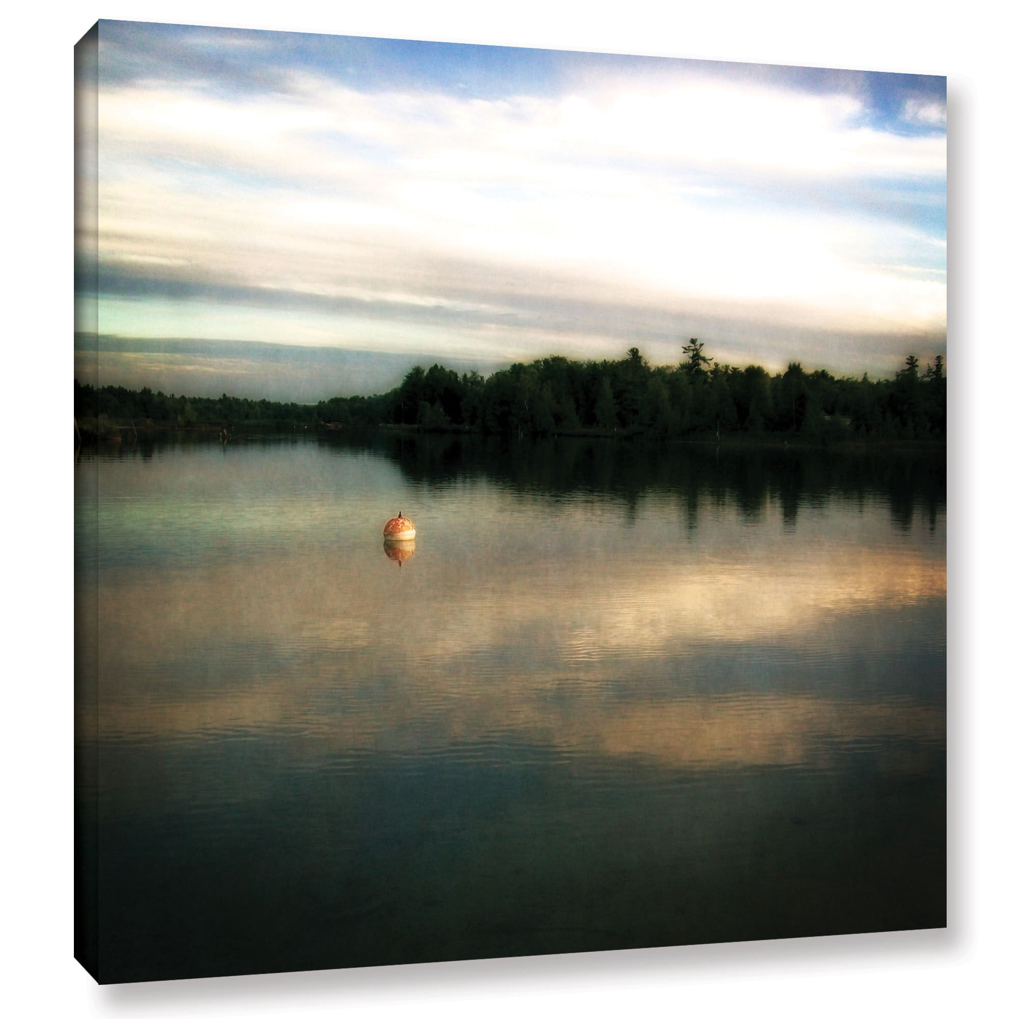 ArtWall Kevin Calkins "Buoy on the Bayou" Gallery-Wrapped Canvas