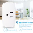 thumbnail image 4 of TIMIFIS Surge Protector Smart Plug Mini WiFi Outlet With Remote Control & Timer Function Work With Alexa & Google Assitant 10A Smart Socket No Hub Required 2.4G Wi-Fi On-ly -, 4 of 7