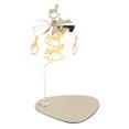thumbnail image 3 of ANGGREK Rotating Candle Holder,  Candle Holder Round Triangle Tray For Party For Home Decoration For Photo Prop, 3 of 8