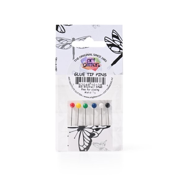 Art Glitter Glue Tip Cleaning Pins for Precision Craft Glue Bottles