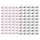thumbnail image 1 of 100 Uds Clips de carpeta negro púrpura forma de estrella fuerte fuerza de sujeción Clips de carpeta de Metal Clip de cola larga hueca, 1 of 5