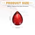 thumbnail image 2 of 100Pcs Teardrop Rhinestone 10x14 mm Pointed Back Rhinestone Beads,Red, 2 of 6