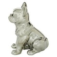 thumbnail image 5 of 6" x 12" Silver Ceramic Bulldog Sculpture with Sunglasses, by CosmoLiving by Cosmopolitan, 5 of 8