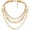 Gold, variant on 14K Gold & Silver Plated Layered Necklaces for Women, Dainty Pendant & Chunky Cuban Choker Set, Non Tarnish Trendy Birthstone Jewelry Gifts for Mom