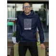 thumbnail image 2 of Optical Waves Techno Style Hoodie Men -Image by Shutterstock, Male Large, 2 of 4