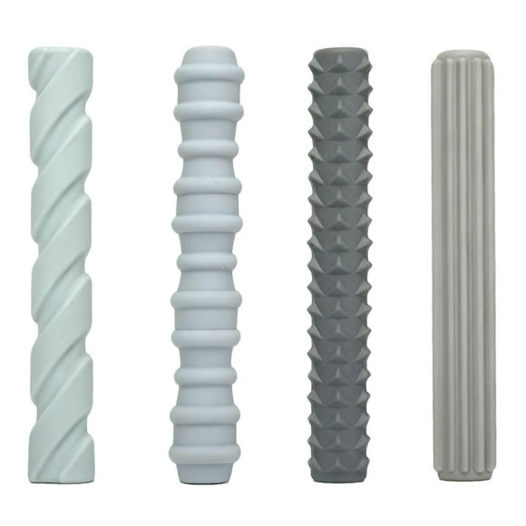 ERK 1Pcs Ergonomic Textured Silicone Pencil Grips For Focus And Comfort Stress Relieving Pen Sleeves For Writing 4pcs Textured Pencil Grips Sensory Pencil Holder Grip Adults Children