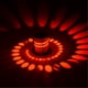 thumbnail image 4 of Lámpara de pared de aluminio Luz espiral 3W Pasillo de luz de porche de múltiples orificios TFixol  Lámpara de porche, 4 of 7
