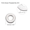 thumbnail image 3 of Unique Bargains 10 304 Rondelle Plate en Acier Inoxydable pour Boulon à Vis 200Pcs, 3 of 5