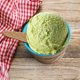 thumbnail image 4 of Matsuzay Taza de helado para niños Postre para niños Mezcla de helado Tazón de PP con cuchara Vajilla Vajilla, verde Mostrada Azul, 4 of 6